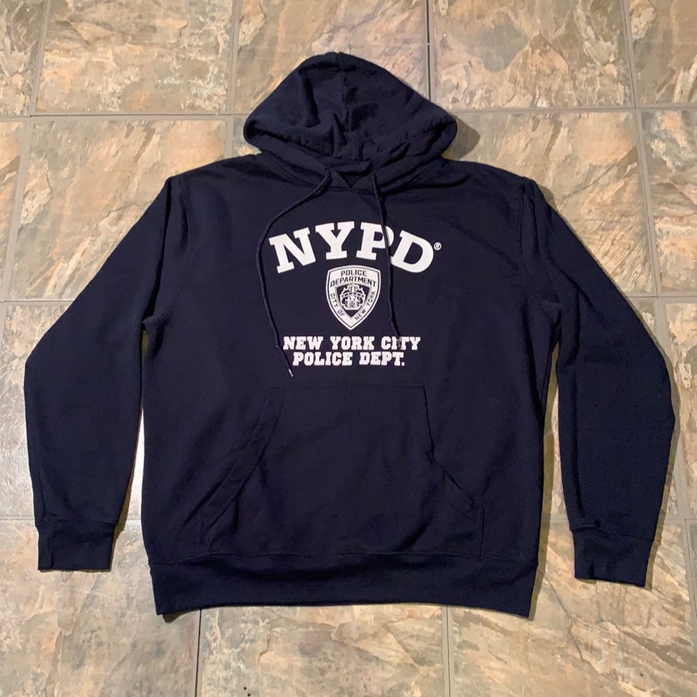 Official NYPD New York Police Department Hooded Sweater